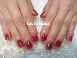 ネイル kao nail マグネット/長さだしのネイルデザイン