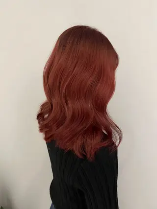 ミディアム カラー ヘアアレンジ Grow by NYNY 坂本 理輝のヘアスタイル