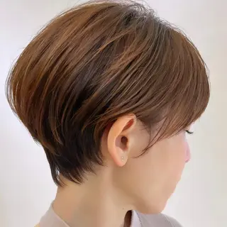 ショート f A ture.所属・《カット¥0》 朝山良徳のヘアスタイル