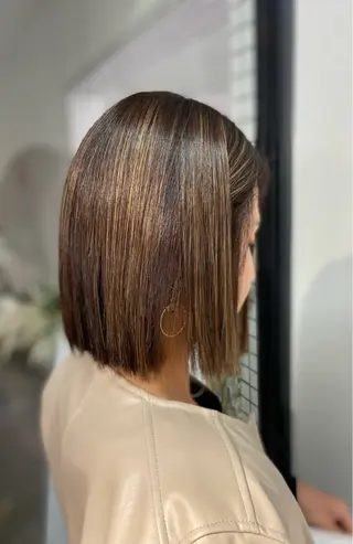 ミディアム 瀧下 唯のヘアスタイル