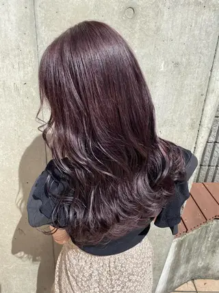 セミロング カラー 💗💗韓国レイヤー yu-ki💗💗のヘアスタイル