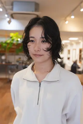 ショート パーマ Genta @gegege75のヘアスタイル