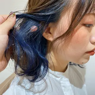 ミディアム カラー 透明感カラーブリーチ 🌼シゲモトアヤ🌼のヘアスタイル