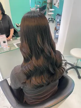 ロング カラー mana/メンズ/ ヘアセット/ブリーチのヘアスタイル