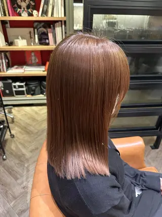 ミディアム パーマ 白木 葵のヘアスタイル