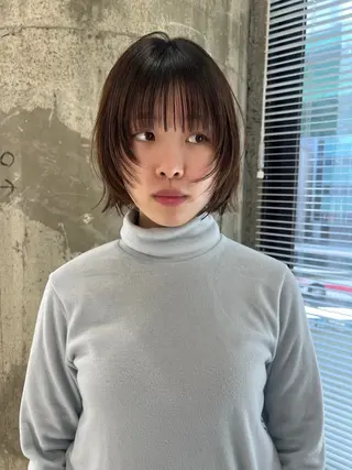 ショート yu /透明感 カラー/caseyのヘアスタイル