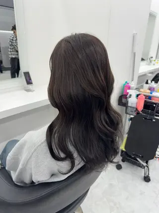 ロング カラー パーマ ヘアアレンジ メンズ ♥️韓国ヘア レイヤー♥️ゆりのヘアスタイル