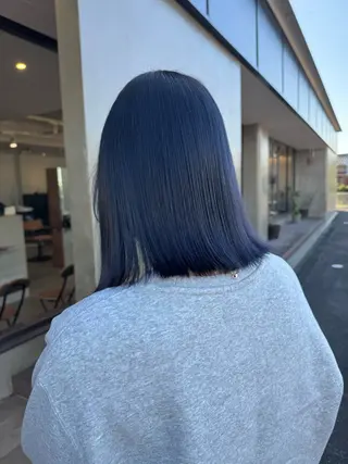 ミディアム カラー 透明感カラー 天羅のヘアスタイル