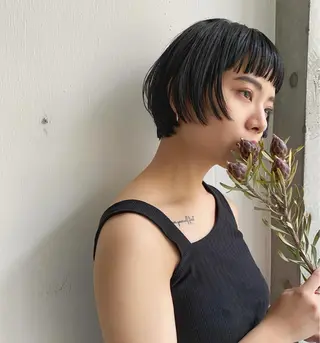 ショート hemm,hemm.所属・ショート・ボブ MIKUのヘアスタイル