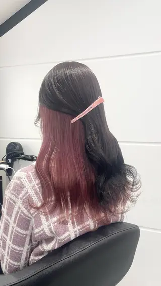 ロング 盛れる暖色🎀ガーリ ーヘア🎀きっかのヘアスタイル