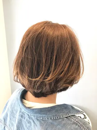 ショート カラー 🌈ぷる艶カラー🌈 髪質改善👑柳沼尚貴のヘアスタイル