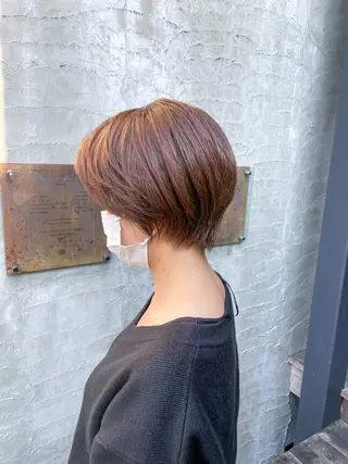 ショート ショート/レイヤー/ ツヤ髪/なかちゃんのヘアスタイル