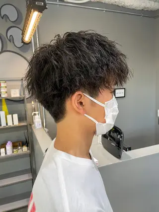 パーマ メンズ メンズ専門サロン wokeのヘアスタイル