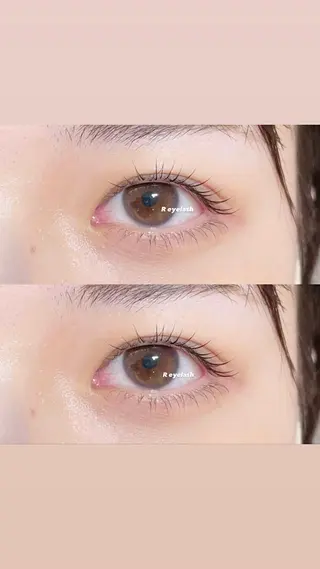 ロング カラー パーマ ヘアアレンジ メンズ キッズ ネイル マツエク・マツパ アイブロウ 𝑹 eyelashのマツエク・マツパデザイン