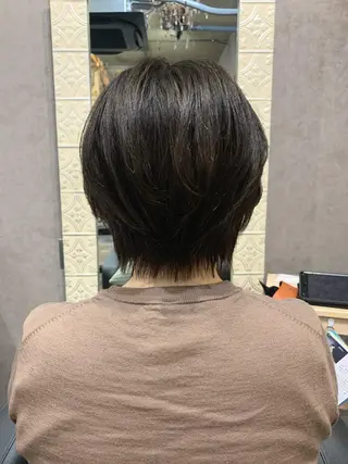 ショート giniro所属・giniro ホソミのヘアスタイル