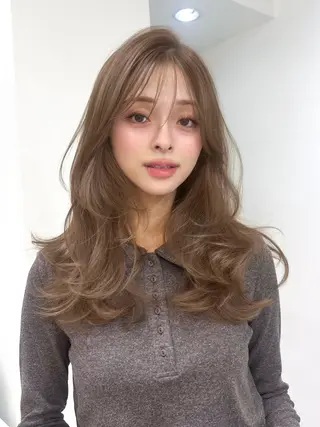 ロング カラー 艶髪/モテヘア🎀 MIHOのヘアスタイル