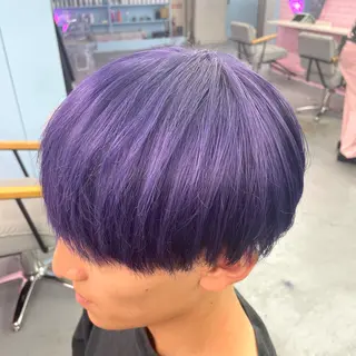 カラー メンズ メンズ特化/パーマ/ ブリーチ/福島 千颯のヘアスタイル