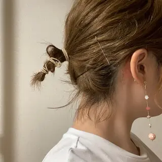 ショート ヘアアレンジ SHANTi 飯塚 ヘアセット/髪質改善のヘアスタイル