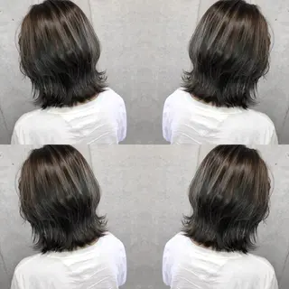 ミディアム カラー ヘアアレンジ ハイライト/髪質改善 ans/黒木 和大のヘアスタイル