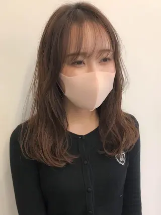 ミディアム カラー GO TODAY シェアサロン 原宿本店所属・ボブ/レイヤー/ パーマ/淀川  純のヘアスタイル