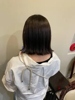 カラー 艶髪🥣透明感カラー 🫧前田奈津実のヘアスタイル