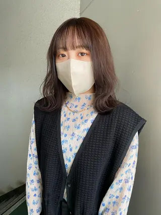 ミディアム カラー yiye 青山所属・無料カットモデル募集 🌱ひょうがのヘアスタイル