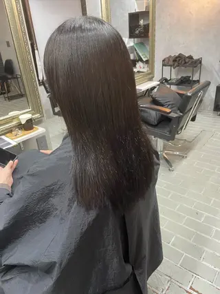 ロング 艶髪/透明感カラー 山﨑俊輔のヘアスタイル