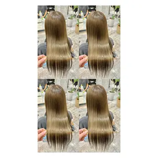 ロング カラー 店長✨レイヤー✖️ 髪質改善✖️韓国ヘアのヘアスタイル