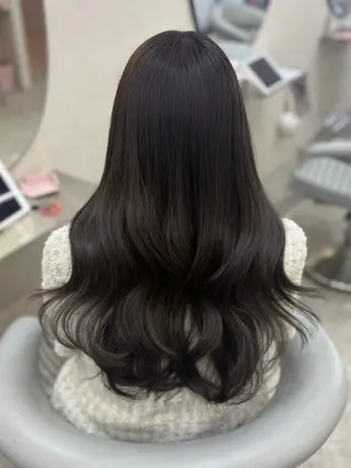 パーマ yurina🩰新宿 艶カラー・アレンジのヘアスタイル