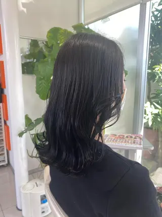 セミロング maki💖 ボブ/縮毛矯正のヘアスタイル