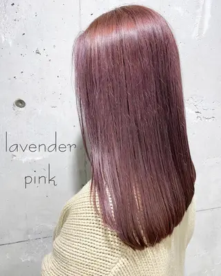 セミロング カラー YU-KA ✂︎ROSSOのヘアスタイル