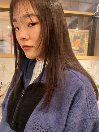 カラー ウツワ所属・高円寺/loca/ 田中南帆のヘアスタイル