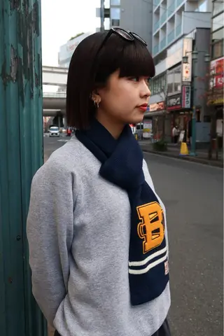 ミディアム カラー Rei/ 縮毛矯正/ ハイライトカラー募集のヘアスタイル