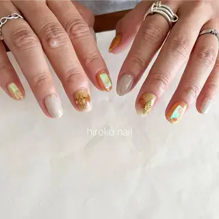 ミディアム ネイル hiroko nailのネイルデザイン
