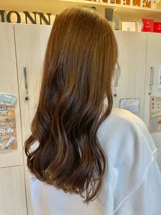 ロング カラー ヤマグチ ユキナのヘアスタイル