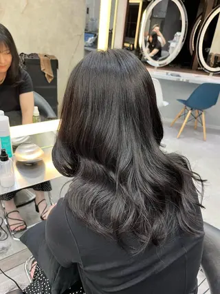 ロング 池袋/似合わせ/縮毛 髪質改善【ugen】のヘアスタイル