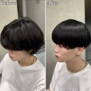 ショート パーマ メンズ 🔮メンズ縮毛矯正 毛流れパーマ💎竹永のヘアスタイル