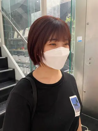 ショート カラー とびまつ /ショート/脱白髪染のヘアスタイル