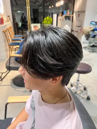 ミディアム パーマ メンズ メンズカットパーマ ✂️ JOYAのヘアスタイル