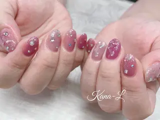 カラー ネイル 芦辺 香奈のネイルデザイン