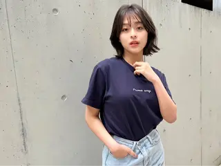 ミディアム ROCCA hair HARU🩵のヘアスタイル