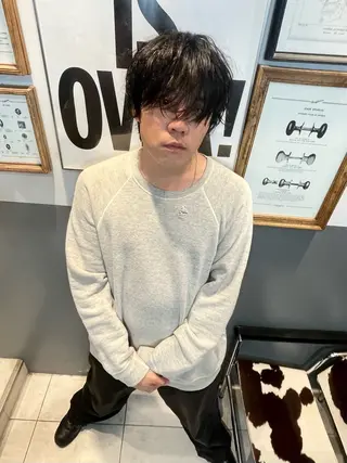 ショート パーマ メンズ 優作 〜圧倒的信頼〜のヘアスタイル