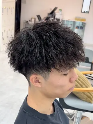ショート パーマ メンズ フウト/メンズカット /メンズパーマのヘアスタイル