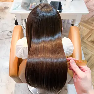 ロング ケアカラー/縮毛矯正 /レイヤー/板垣光采のヘアスタイル