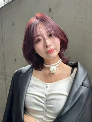 ミディアム 暖色/ブリーチなし /ASUMI🎀のその他イメージ