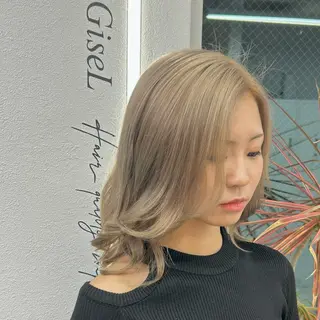 カラー ハイトーン ayane💖のヘアスタイル