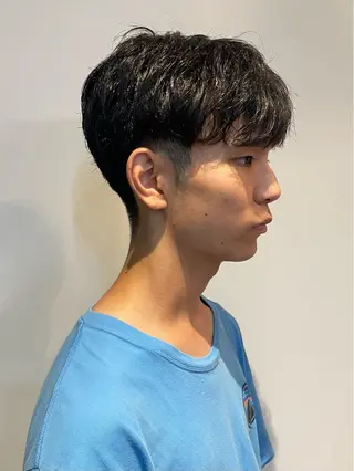 メンズ loty hair design所属・Juri メンズカットパーマのヘアスタイル