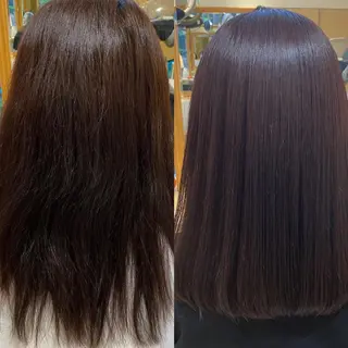 セミロング 髪質改善/透感カラー 山下輝人のヘアスタイル