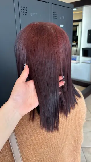 ミディアム カラー 艶カラー🦋/ 髪質改善💙amiのヘアスタイル