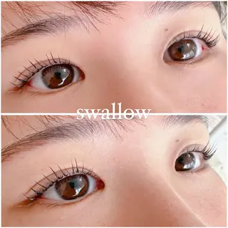 swallow 奈良西大寺店のマツエク・マツパデザイン